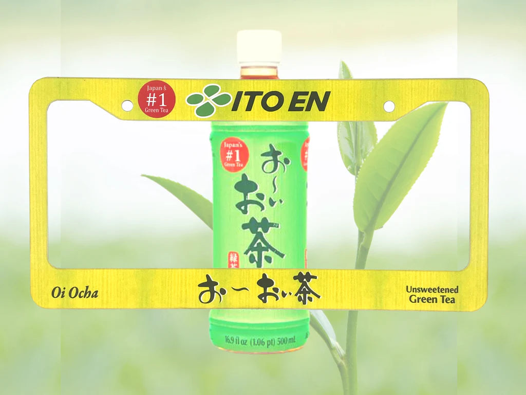 License Plate Green Tea Asians Never Die