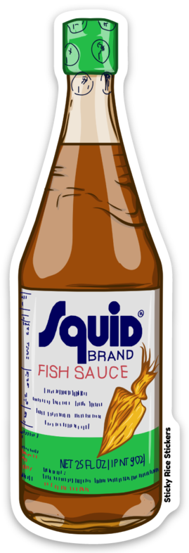 Squid Fish Sauce - Sticker