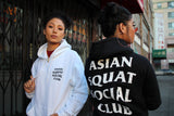 Asian Squat Social Club - CLASSIC HOODIE - BLACK