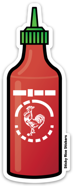 Sriracha Hot Sauce - Sticker