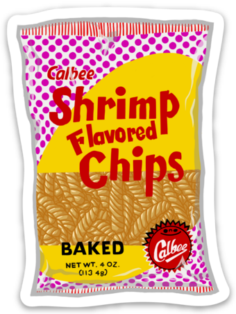 Shrimp Chips - Sticker