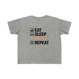 Eat. Sleep. Boba. Repeat - Kids Tshirt
