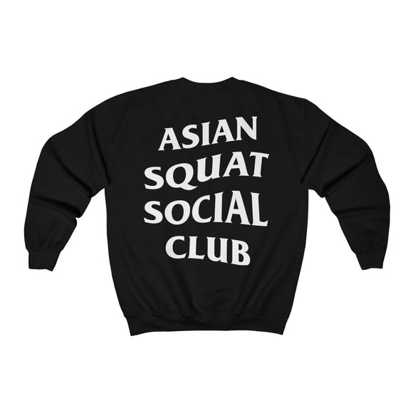 Asian Squat Social Club - Crewneck Sweatshirt