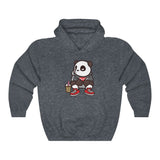Panda Squat Hooded Sweatshirt