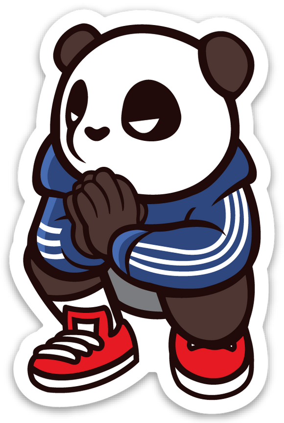 Pando the Squat God. Sticker - Blessed