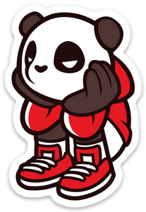 Pando the Squat God. Sticker - Bored