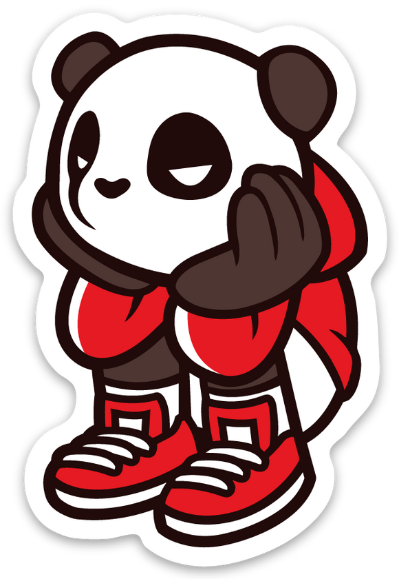 Pando the Squat God. Sticker - Bored