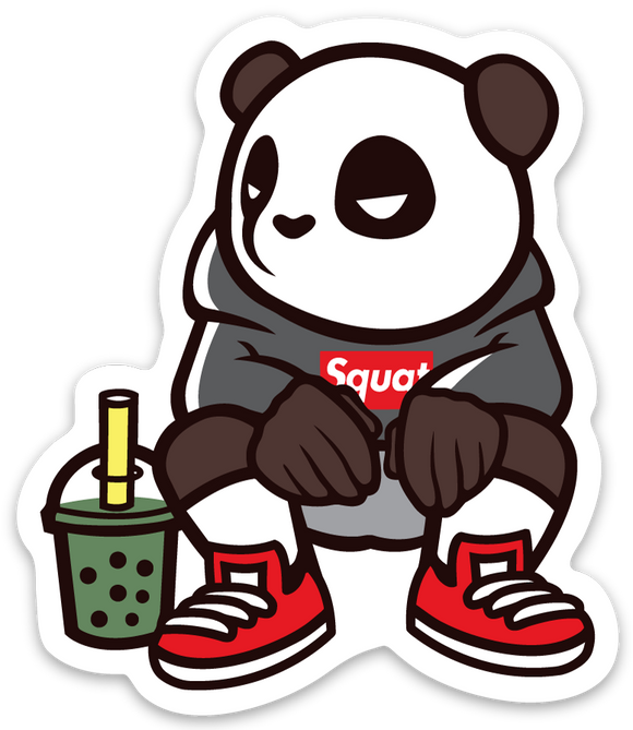 Pando the Squat God. Sticker - Boba