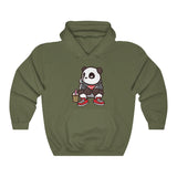 Panda Squat Hooded Sweatshirt