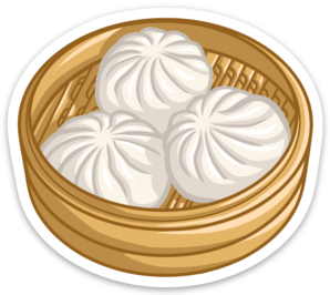 Steamed Buns - Sticker