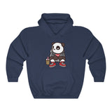 Panda Squat Hooded Sweatshirt