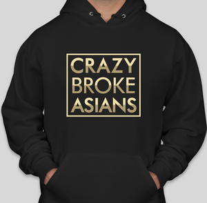Crazy Broke Asians - HOODIE - BLACK