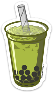 Green Boba - Sticker