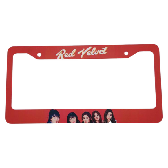 License Plate - RED VELVET