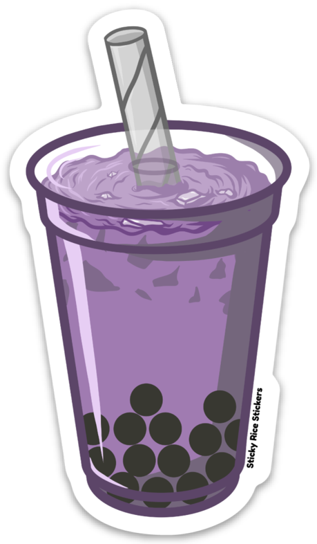 Purple Boba - Sticker