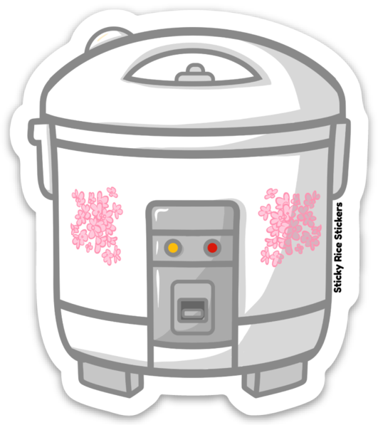 Rice Cooker Vinyl Sticker  Shop Ni De Mama Accessories