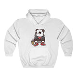 Panda Squat Hooded Sweatshirt