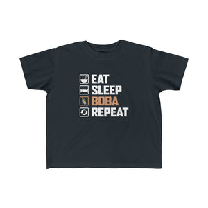 Eat. Sleep. Boba. Repeat - Kids Tshirt