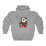 Panda Squat Hooded Sweatshirt