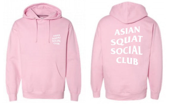 Asian Squat Social Club - CLASSIC HOODIE - PINK