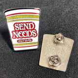 Send Noods Enamel Pin