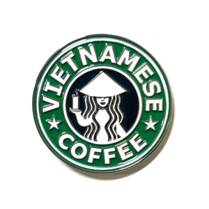 Vietnamese Coffee Enamel Pin